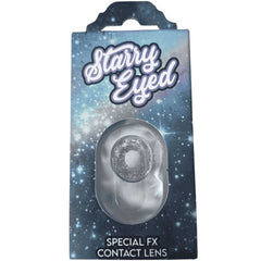 Starry Eyed Contact Lenses - Diamonds, silver dappled look. 