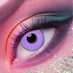 Starry Eyed Yearly Contact Lenses-Le Fae, 12 months usage in purple shade.