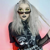 Starry Eyed Yearly Contact Lenses - Poison Ivy, green with yellow accents.