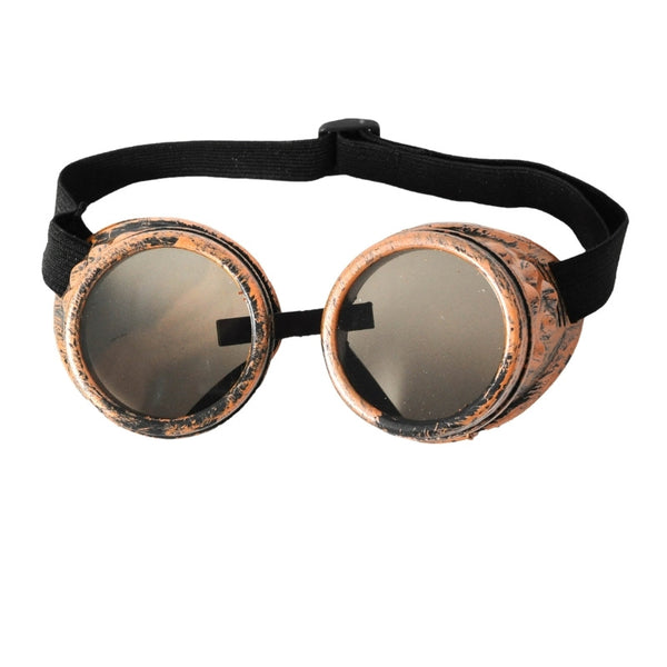 Steam Punk Goggles - Party Glasses with distressed copper finish.
