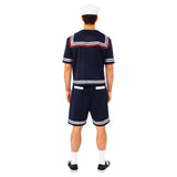 Stranger things steve scoops sailor outfit short sleeve shirt, shorts and hat