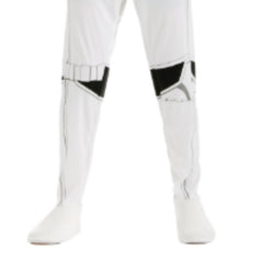 Adult Stormtrooper costume with white printed jumpsuit and character mask – Star Wars fancy dress