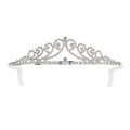 Silver Crown Tiara Clear Stones