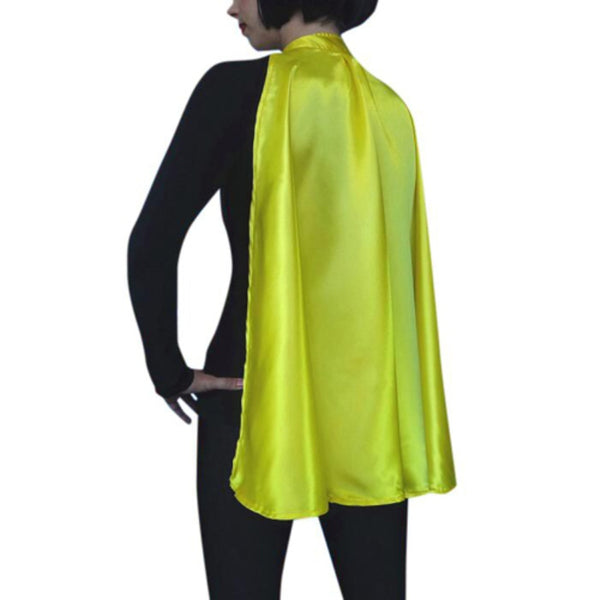 satin cape superhero costume accessory