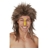 Surfer Blonde Mullet Wig in dirty blonde with spiky layers