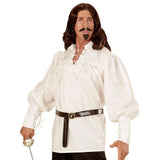 Swordsman medieval white shirt ideal for pirates, musketeers and renaissance costumes