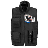 Packaging on FBI and SWAT themed costume vest with removable hook and loop patches