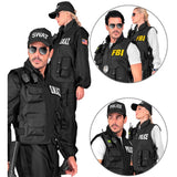 Tactical police vest costume accessory for cosplay and Halloween events