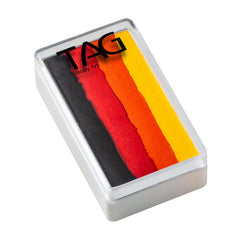 TAG 1 Stroke Split Cake Dragon 30g face and body paint with bold colours for cultural designs and festivals