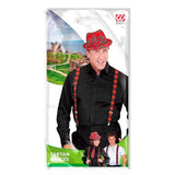 Packaging for red check braces