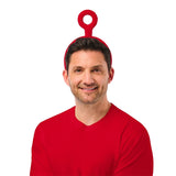 Official Teletubbies Po Headband for adults featuring the character's signature circular antenna design