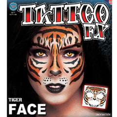 Tiger Face Tattoos.