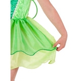 tinkerbell classic child costume with two tone green skirt and wings.