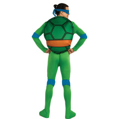 TMNT Leonardo adult costume with shell and mask