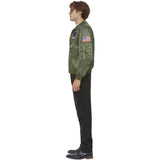 Top gun jacket with pocket and  badge on sleeve