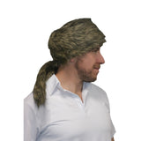 trapper coonskin cap in fur.
