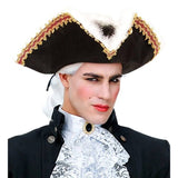 Costume tricorn hat suitable for pirate and carnival outfits