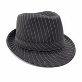 Trilby Fedora Hat Stripe Design