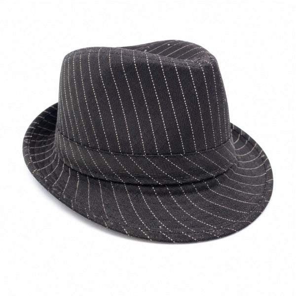 Trilby Fedora Hat Stripe Design