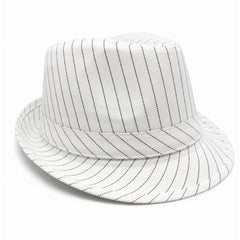 Trilby Fedora Hat Stripe Design