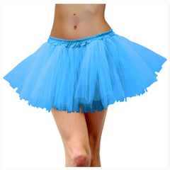 Tulle Tutu Adult - Blue, adult size 8-18.