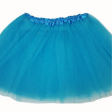 aqua tulle tutu skirt sports day dress up costume