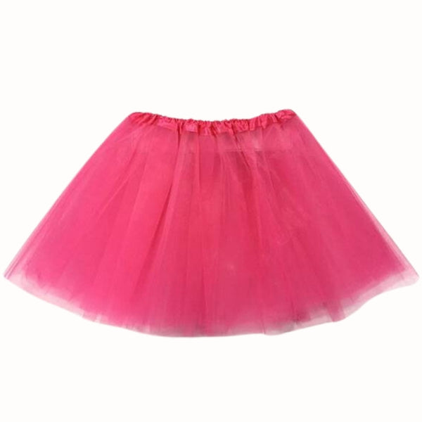 dark fuchsia tulle tutu skirt sports day dress up costume
