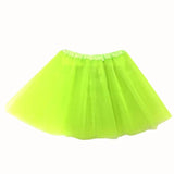 lime green tulle tutu skirt sports day dress up costume