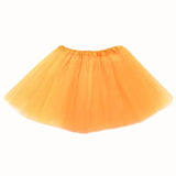 orange tulle tutu skirt sports day dress up costume