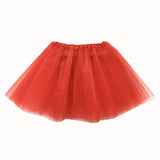 red tulle tutu skirt sports day dress up costume
