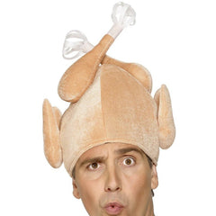 Nude turkey-shaped novelty hat – funny Christmas party accessory