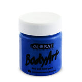 Ultra blue face and body paint by Global, ideal for sporting events.