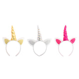 Plain unicorn horn headband costume accessory