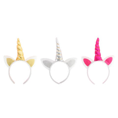 Plain unicorn horn headband costume accessory