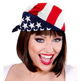 Womens USA Flag Bandana for American and Western Costumes