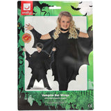 Vampire bat wings costume packaging with Smiffy's logo on a white background