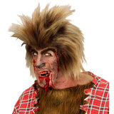 Werewolf wearing vampire fangs kit