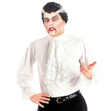 Vampire showing shirt with jabot for halloween