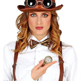 Vintage Pocket Watch Worn with Women's Steampunk Costume