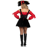 Vixen Pirate Wench - Hire includes dress, hat and petticoat/