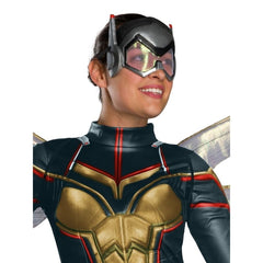 Wasp costume for adults – printed jumpsuit and moulded mask from Marvel's Ant-Man and Avengers