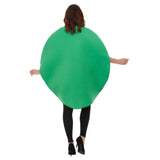 watermelon costume with plain green back.