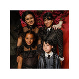 Wednesday inspired Nevermore Academy costumes for adults and kids in black gothic styles