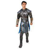 wenwu deluxe adult costume with printed top and pants.
