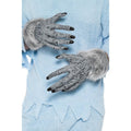 Werewolf Gloves – Grey Fur
