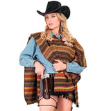 Woman wearing the brown double holster