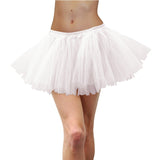 White adult tulle tutu costume accessory. Perfect for 80s outfits, angels, and hens night costumes.