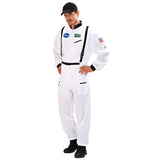 Adult astronaut spacesuit costume in white for sci-fi and space themes