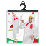 White Chicken Costume adult unisex – Widmann packaging