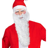 White Santa beard and moustache mid range